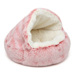 Bild in Galerie-Viewer laden, Plüsch-Rundbett Für Katzen