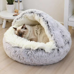 Bild in Galerie-Viewer laden, Plüsch-Rundbett Für Katzen